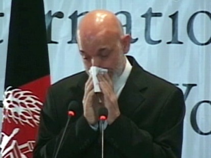 VIDEO: Hamid Karzai worries Afghanistan wont become stable enough to keep his son.
