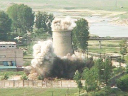 colling tower destroyed