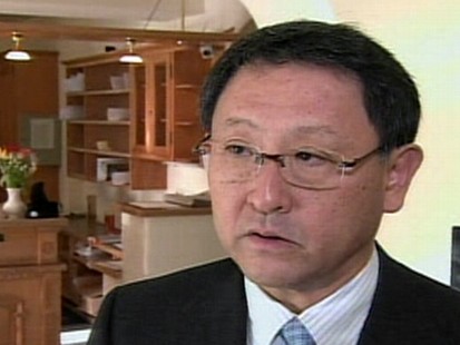 VIDEO: Akio Toyoda appears in Davos, Switzerland.