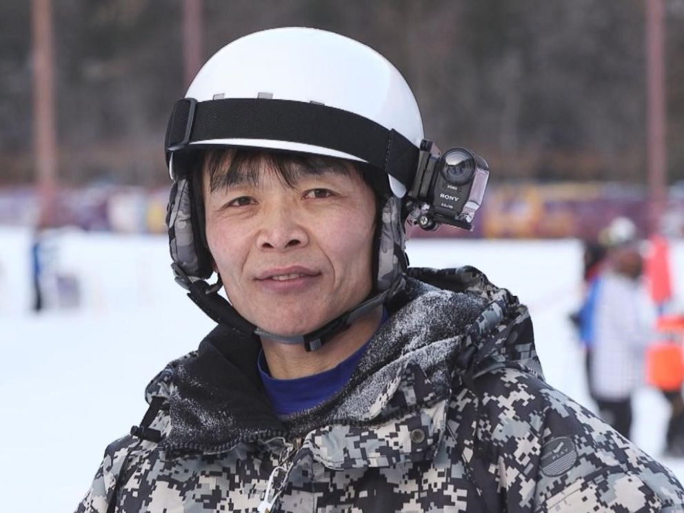 Jung Hoon Choi led a group of 20 fellow North Korean defectors on skis up the mountains of Gangwon-do in South Korea.