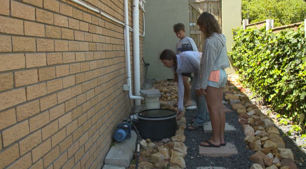 The James family has long used the many natural springs around Cape Town that provide alternative sources of water. 