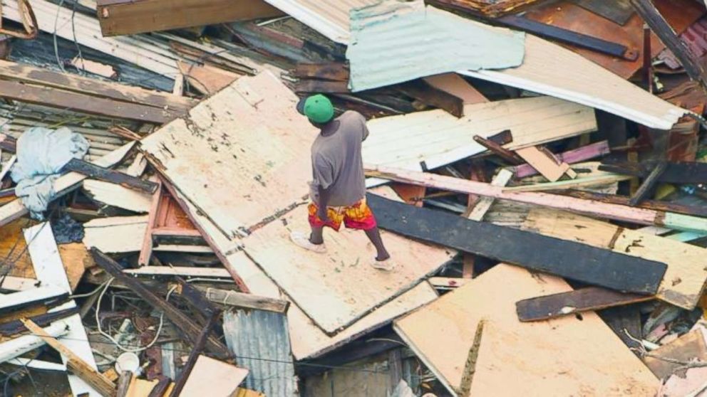 Hurricane Maria destroyed communities and flatted entire forests on the island of Dominica. 