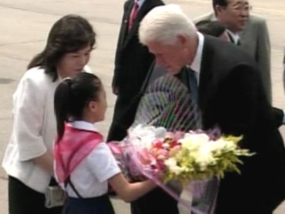 VIDEO: Former President Bill Clinton travels to North Korea.