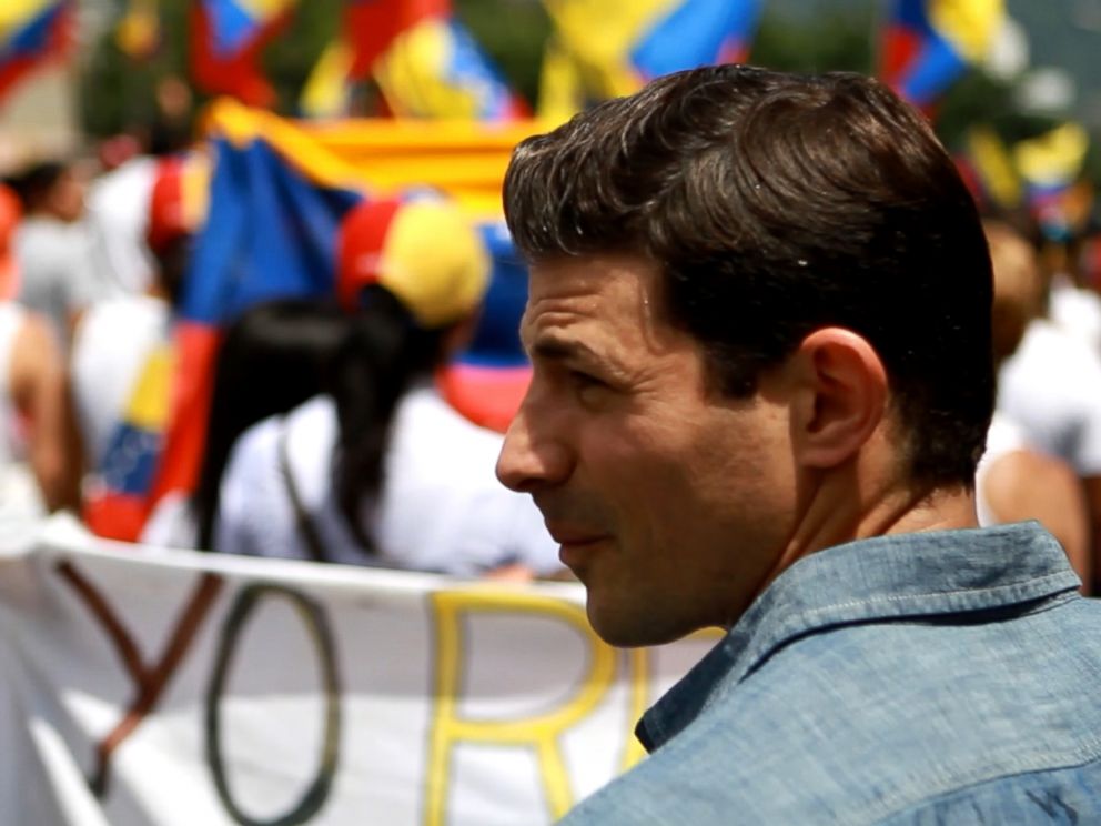 ABCs Matt Gutman is seen here in Venezuela reporting for ABC News Nightline.
