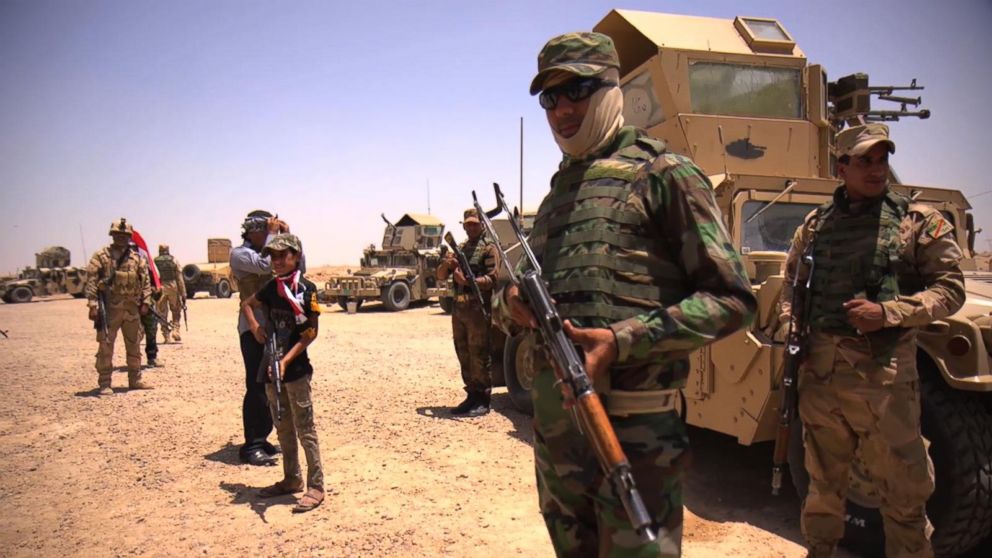 PHOTO: ABC News goes to the front lines in the fight against ISIS in Iraq.