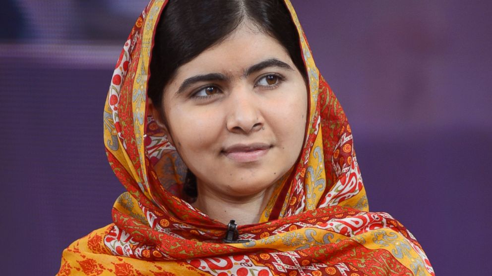 Pakistani teenager and education activist Malala Yousafzai talks to Amy Robach on &quot;Good Morning America,&quot; Aug. 18, 2014.