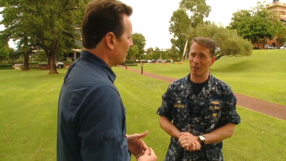 VIDEO: U.S. Navy Capt. Mark Matthews says latest signals in the Indian Ocean come from a "manmade device."