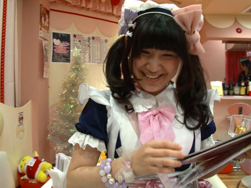 Nightline went inside a maid-themed café in Tokyo.
