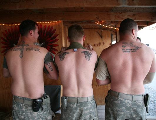 The Tale of the Tat US Military and Their Body Ink Picture  PHOTOS  Tattoos in the military  ABC News