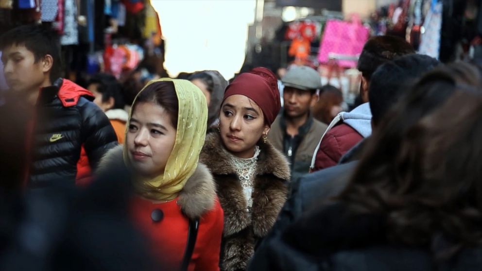 PHOTO: New laws have been put in place in Xinjiang making it illegal for men under 60 to grow beards, those under 18 can't pray in the mosques and women are encouraged not to wear headscarves. 