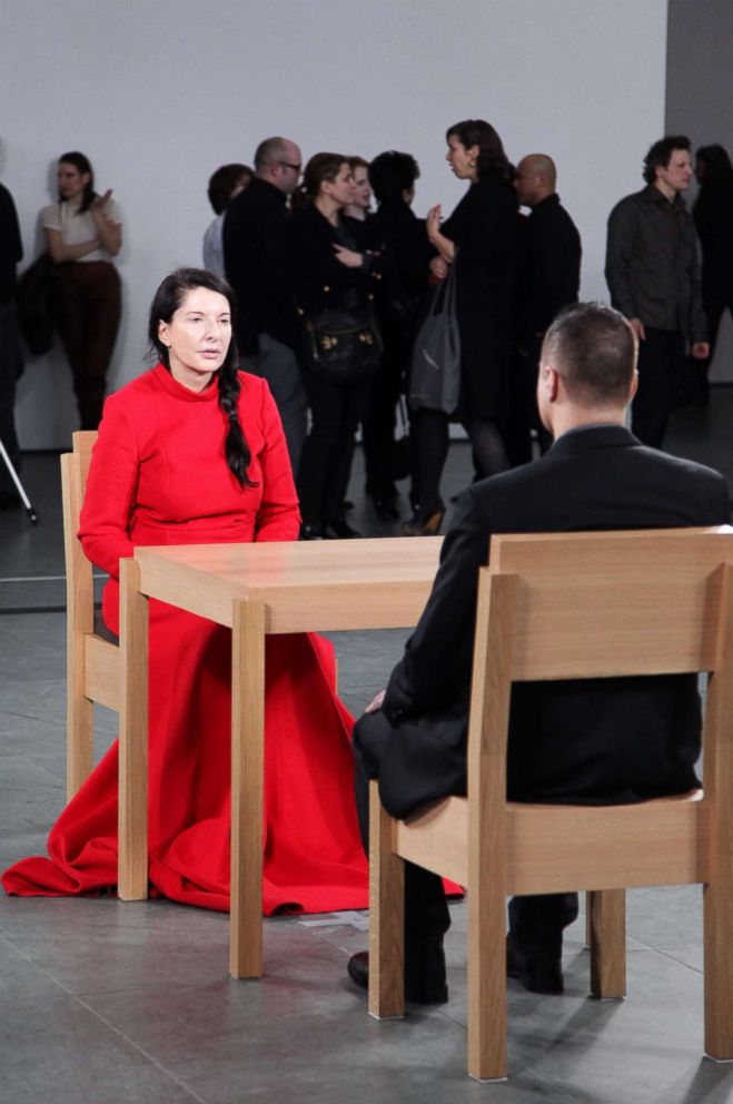 PHOTO: Artist Marina Abramovic at the Opening Night Party of "MARINA ABRAMOVIC: THE ARTIST IS PRESENT" at Museum of Modern Art on March 9, 2010, in New York City. 