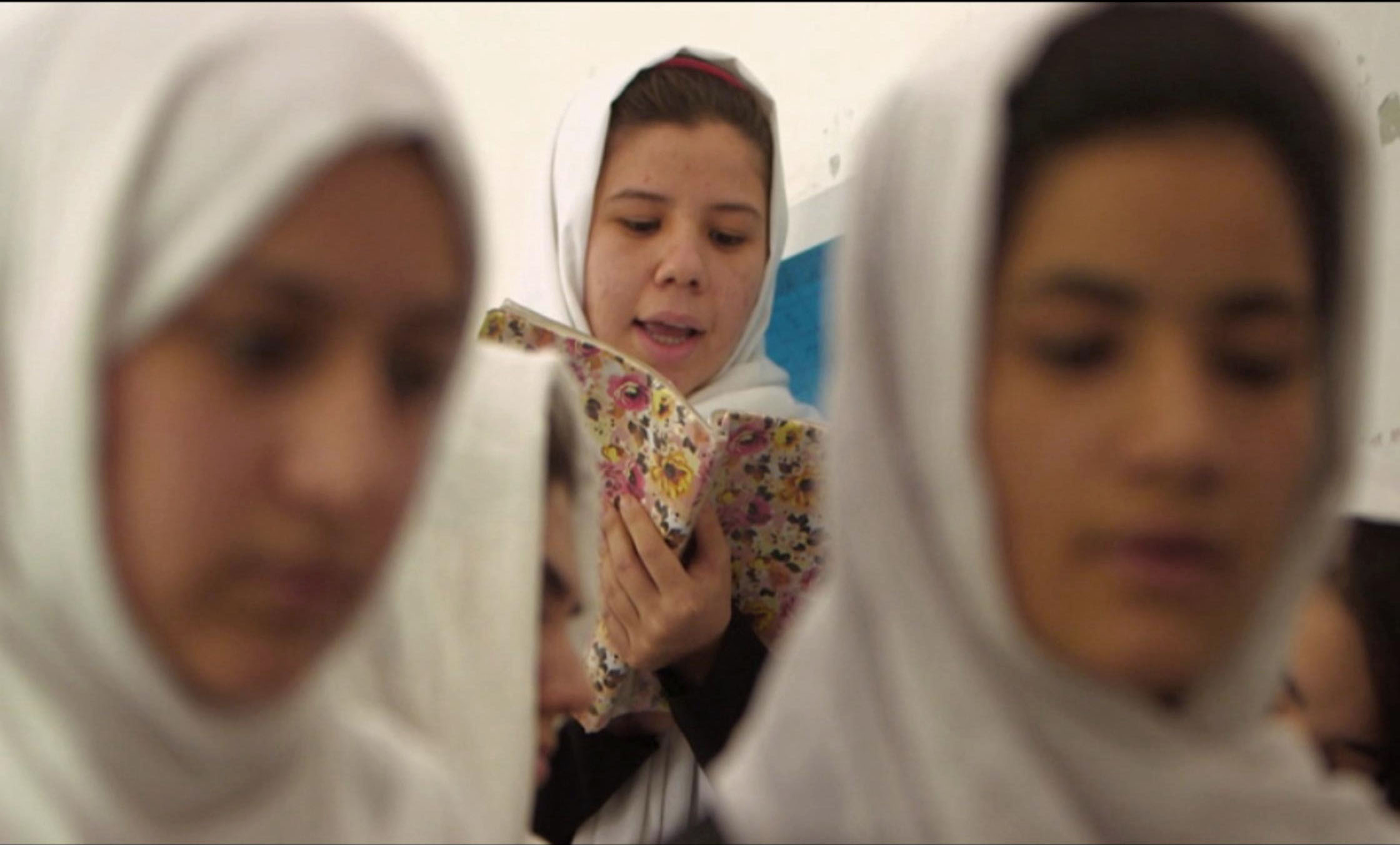 PHOTO: Girls at a high school in Herat, Afghanistan, told ABC News they would not be cowed by threats.