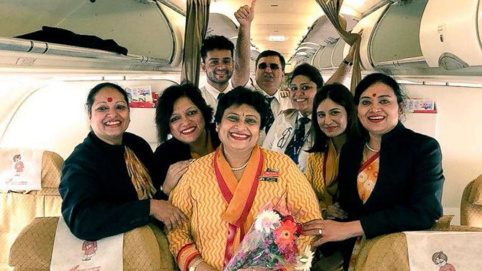 Ashrrita Chinchankar was the first officer on the July 31 flight that was the culmination of her mother Pooja's 38-year career as an airhostess.