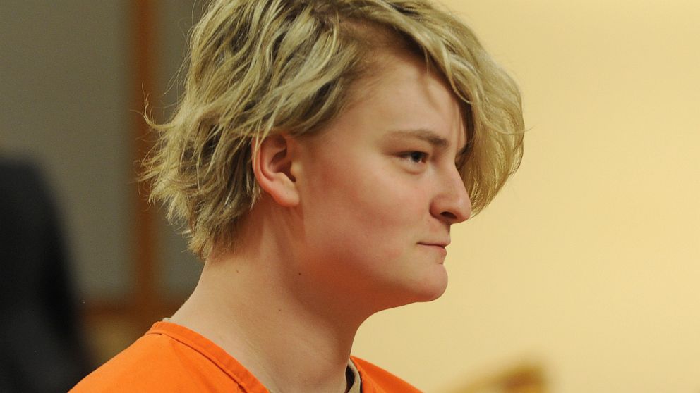 PHOTO: Denali Brehmer, 18, appears in a Superior courtroom for an arraignment hearing in the Nesbett Courthouse in Anchorage, Alaska, on June 18, 2019.