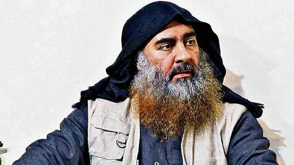 PHOTO: Late Islamic State leader Abu Bakr al-Baghdadi is seen in an undated picture released by the U.S. Department of Defense in Washington, Oct. 30, 2019. 