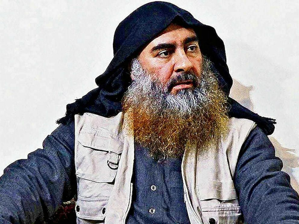 PHOTO: Late Islamic State leader Abu Bakr al-Baghdadi is seen in an undated picture released by the U.S. Department of Defense in Washington, Oct. 30, 2019. 