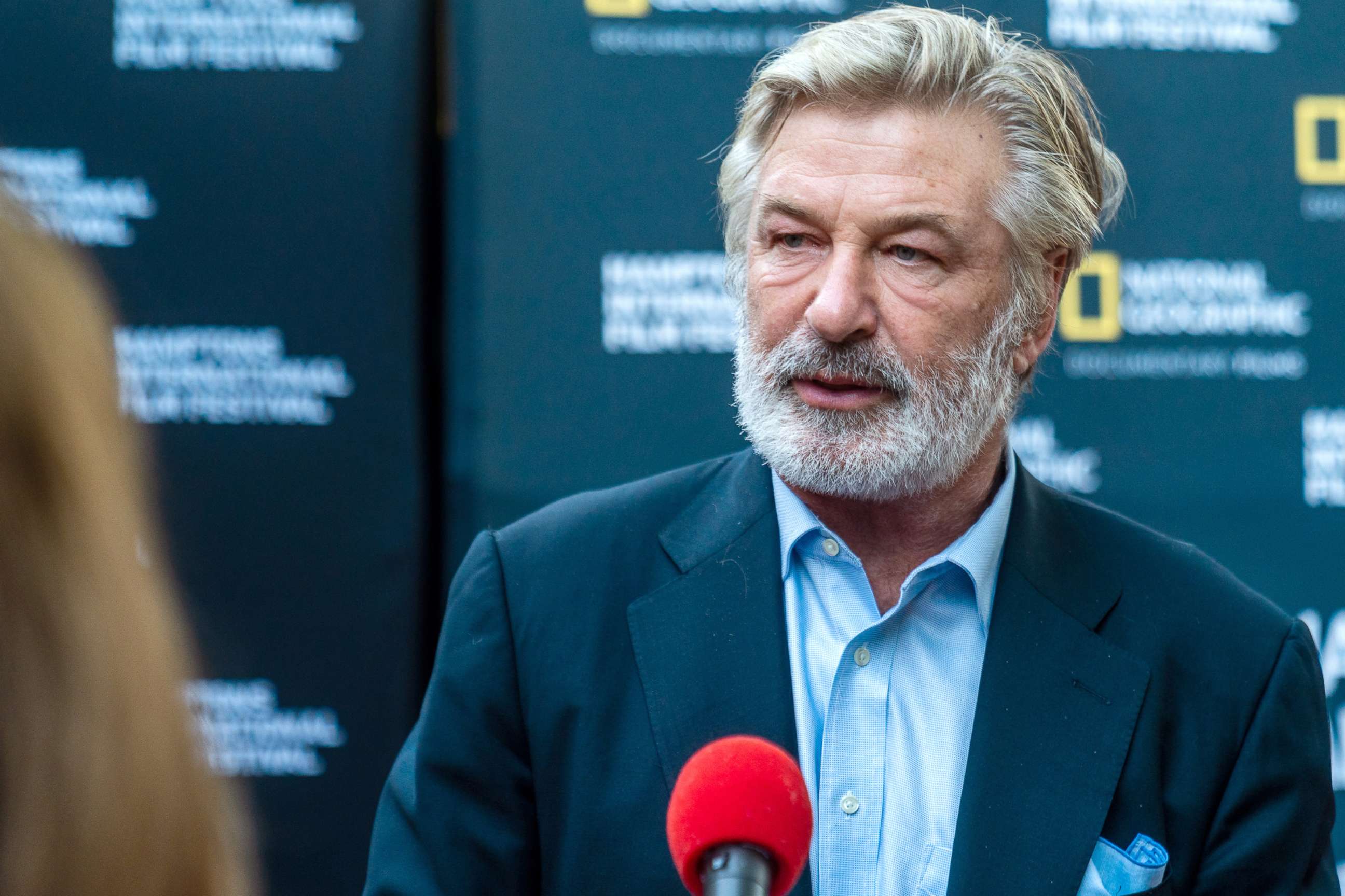 PHOTO: Hamptons International Film Festival Chairman, Alec Baldwin attends the World Premiere of National Geographic Documentary Films' 'The First Wave' at Hamptons International Film Festival, Oct. 7, 2021, in East Hampton, N.Y. 
