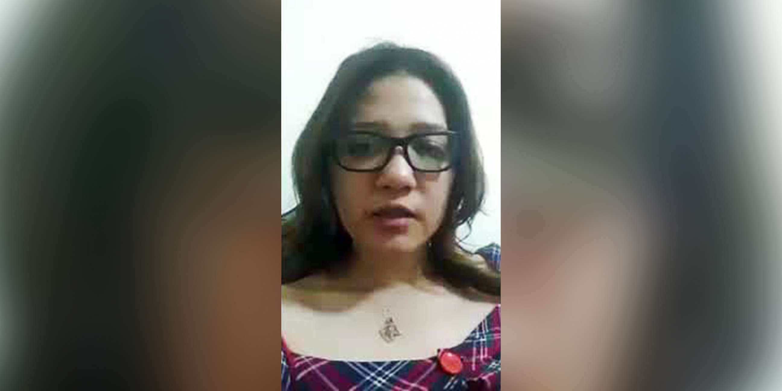PHOTO: Amal Fathi is pictured in an image made from a video that she posted to social media to complain about her experiences with sexual harassment in Egypt.