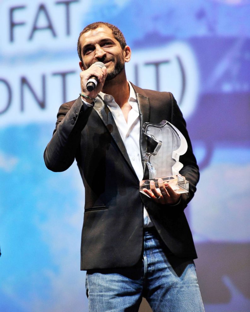 PHOTO: Amr Waked speaks during the 9th Annual Dubai International Film Festival held on Dec. 16, 2012, in Dubai.
