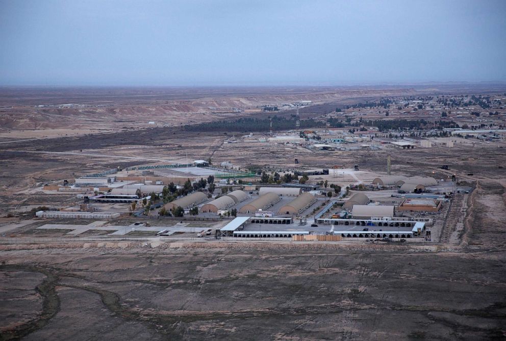 PHOTO: Ain al-Asad air base in the western Anbar desert, Iraq, Dec. 29, 2019.