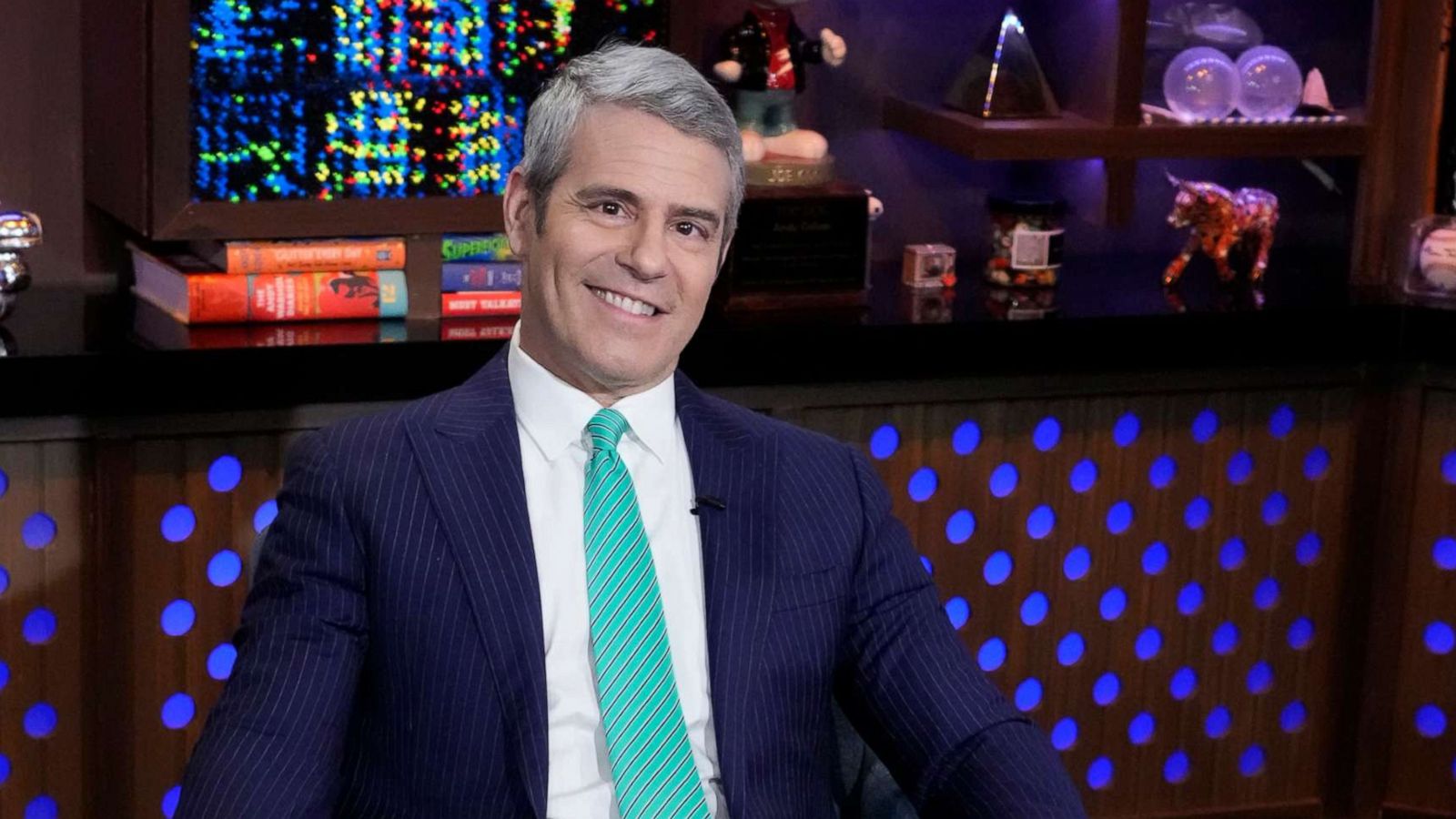 PHOTO: Andy Cohen is shown on the set of his television show "Watch What Happens Live with Andy Cohen."