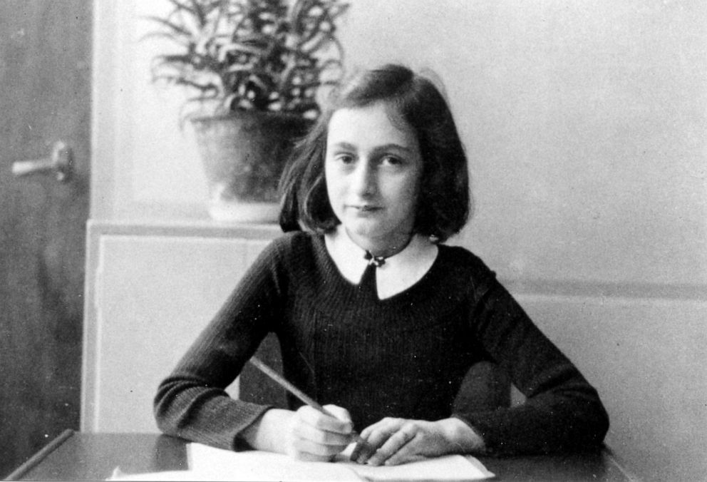 PHOTO: Anne Frank's world famous diary charts two years of her life from 1942 to 1944, when her family were hiding in Amsterdam from German Nazis.