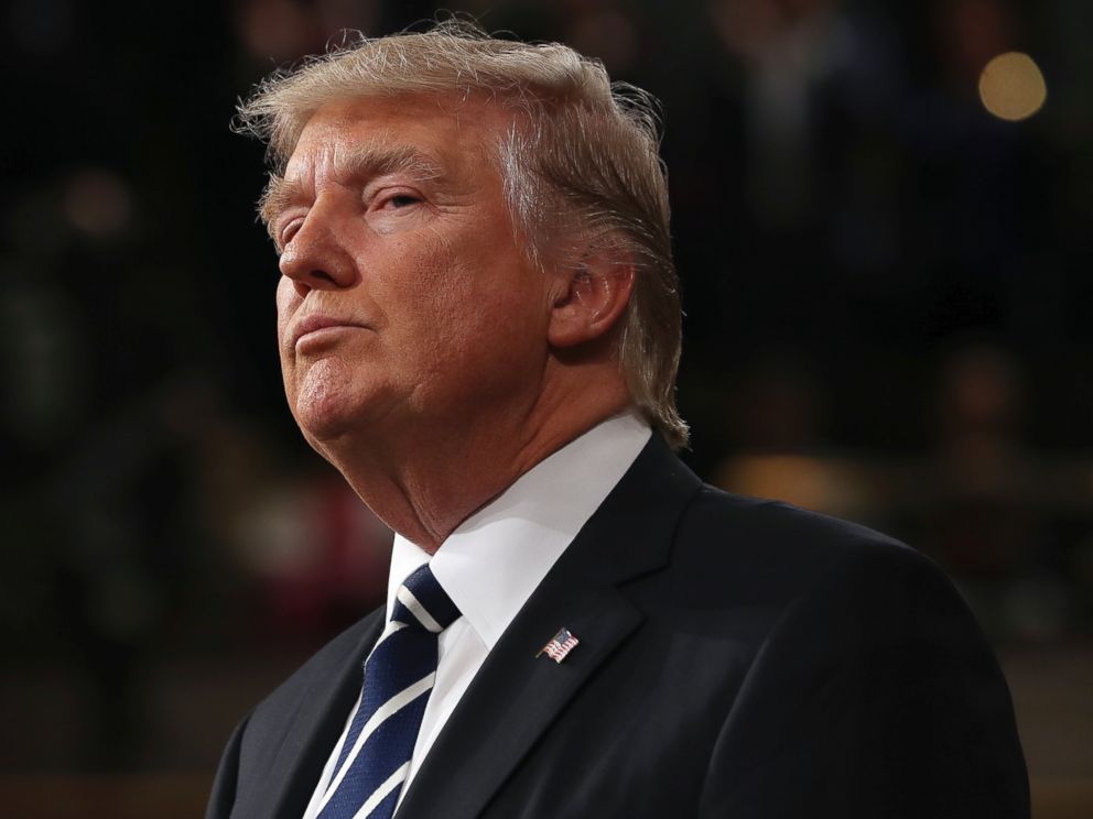 PHOTO: President Donald Trump arrives on Capitol Hill in Washington, Feb. 28, 2017, for his address to a joint session of Congress.