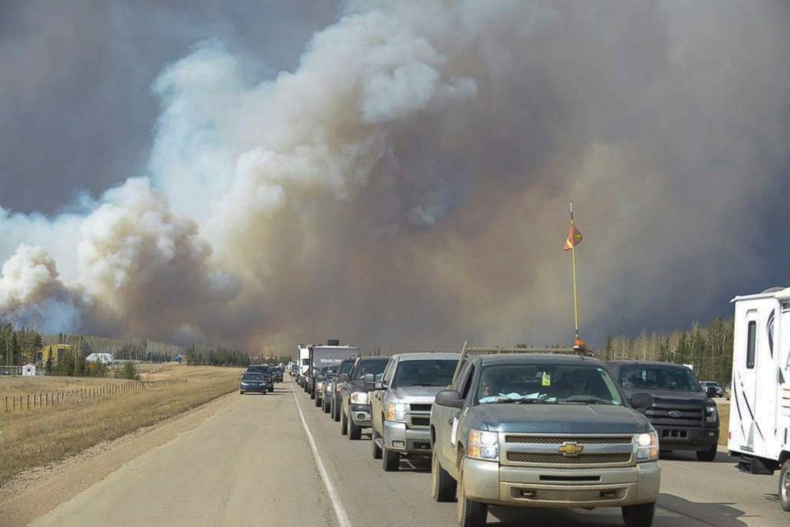 Wildfire Forced Evacuation of Fort McMurray, Canada Photos Image 21