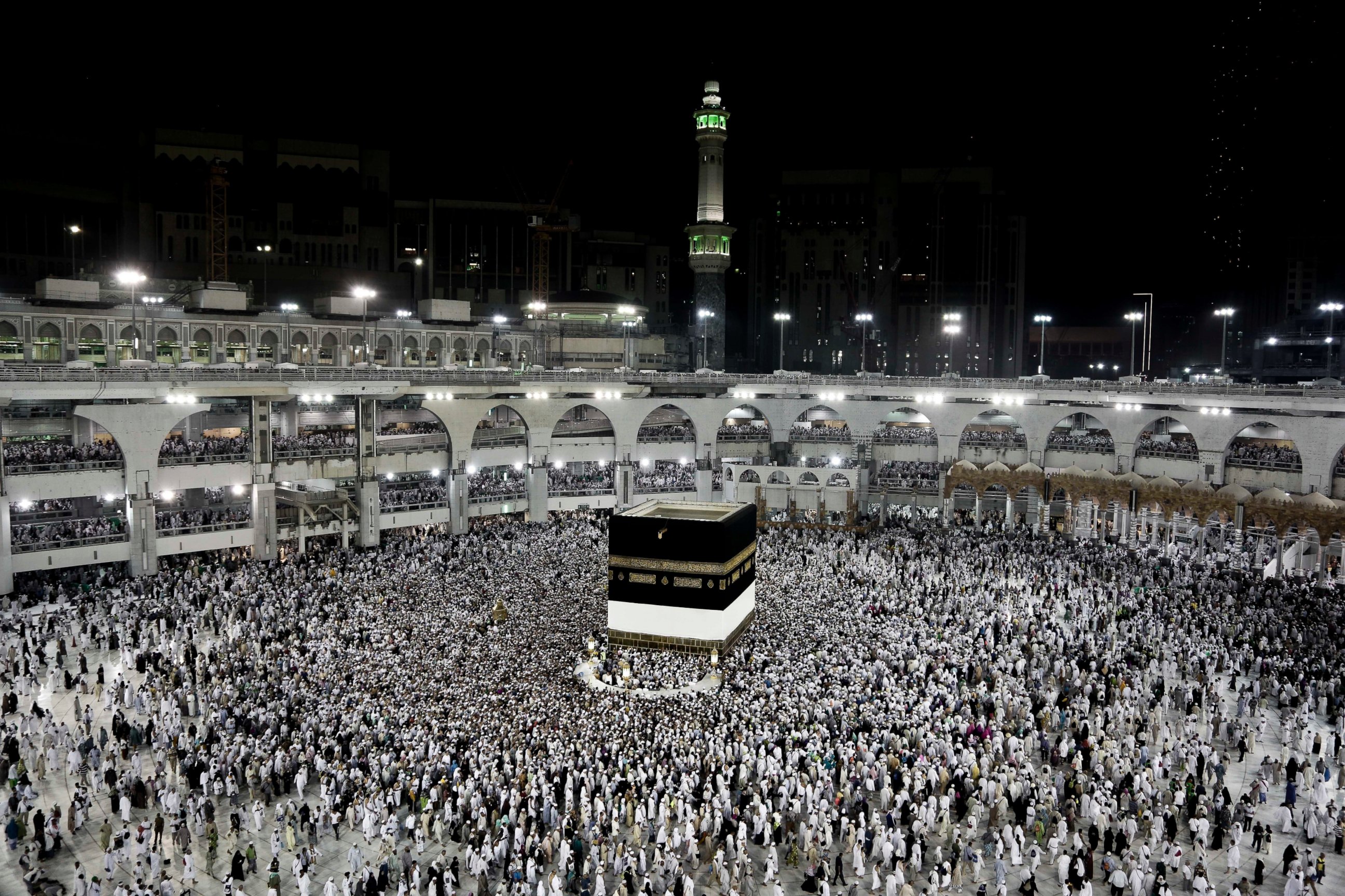 PHOTO: Muslim pilgrims circle the Kaaba, Islam's holiest shrine, at the Grand Mosque in the Muslim holy city of Mecca, Saudi Arabia, Sept. 7, 2016.
