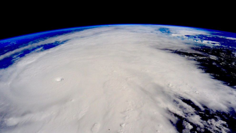 PHOTO: This image taken Oct. 23, 2015, from the International Space Station shows Hurricane Patricia, The Category 5 storm, the strongest recorded in the Western Hemisphere.
