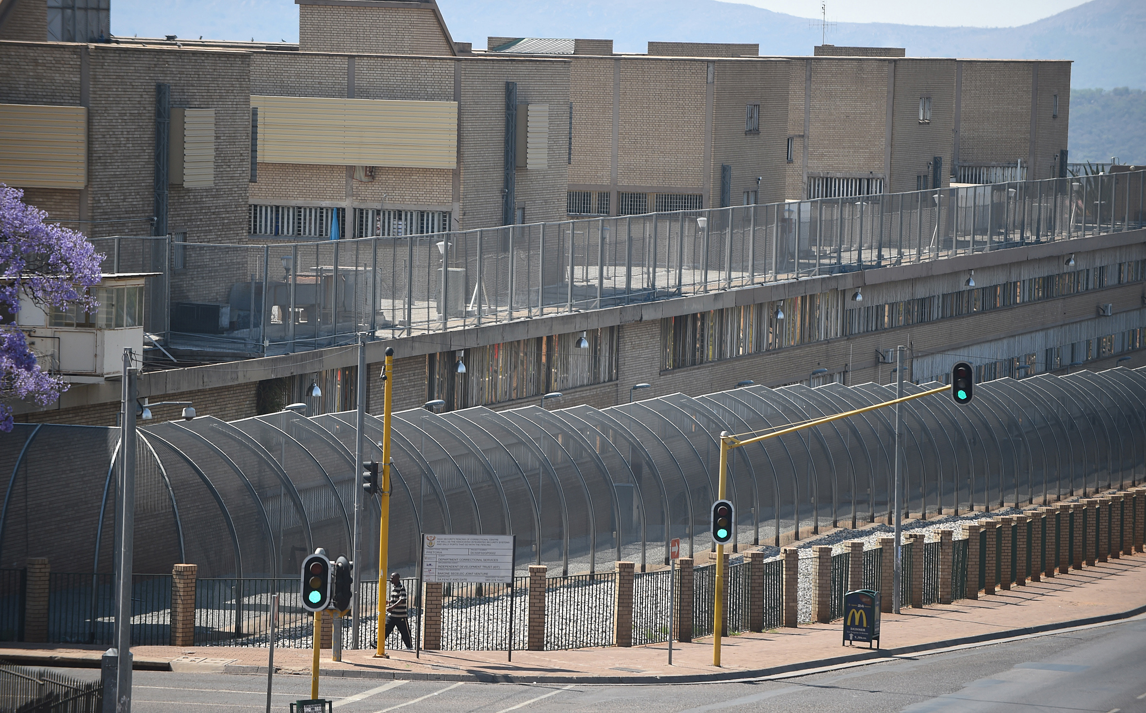 PHOTO: This Tuesday, Oct. 21, 2014 file photo shows the Kgosi Mampuru Correctional Services prison in Pretoria, South Africa.
