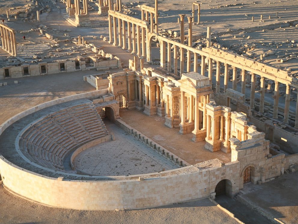 PHOTO: An aerial file photo taken in January 2009 shows part of Palmyra in Syria.