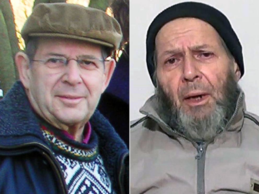 PHOTO: Warren Weinstein is shown in a Jan. 6, 2009 photo, left, and in a still from video released anonymously to reporters in Pakistan, Dec. 26, 2013.