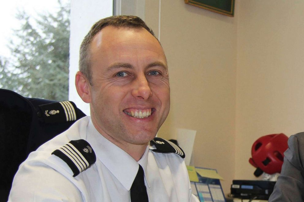 PHOTO: In this image dated March 2013 and provided by regional newspaper Ouest France, Arnaud Beltrame poses for a photo in Avranches, western France.