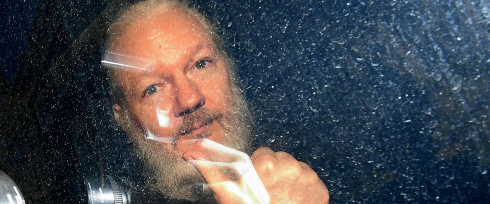 WikiLeaks founder Julian Assange arrested at Ecuadorian Embassy in