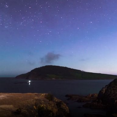 Mesmerizing scenes as the sky over South Arm, Tasmania, is lit up.