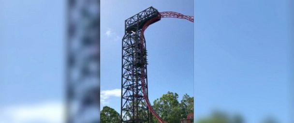 Roller Coaster Riders In Australia Left Hanging Upside Down Abc News