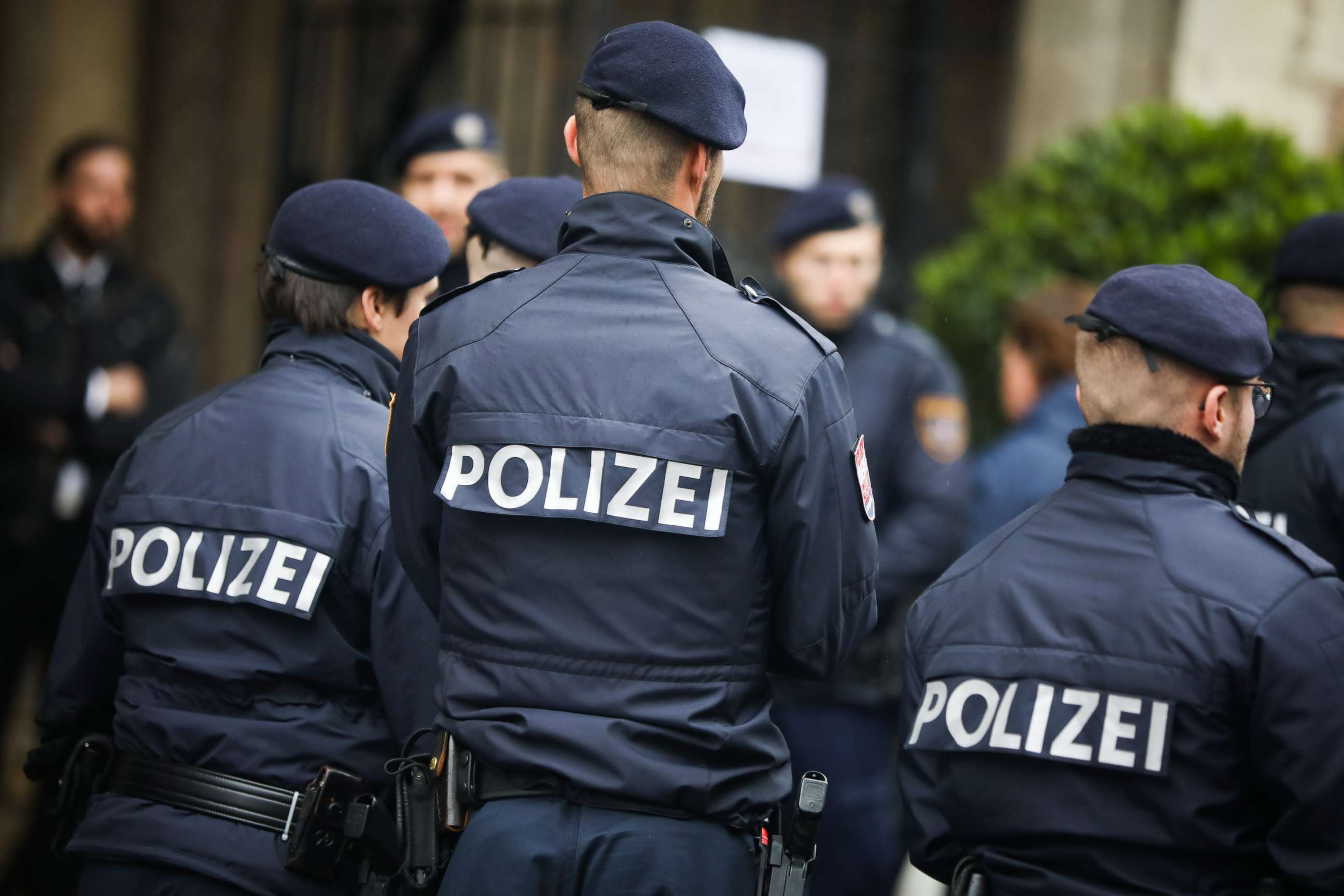 PHOTO: Police in Vienna, Austria on 29 May 2019.