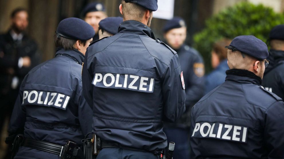PHOTO: Police in Vienna, Austria on 29 May 2019.