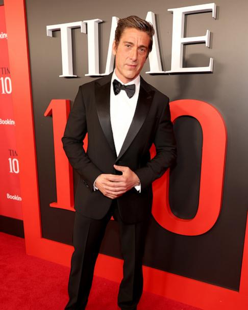 David Muir attends the 2025 TIME100 Gala at Jazz at Lincoln Center, April 24, 2025 in New York City. 