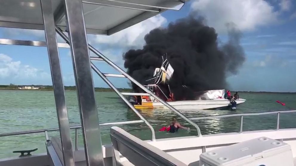 American killed in Bahamas boat explosion was on anniversary trip with