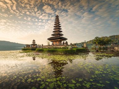 PHOTO: Pura Ulun Danu Bratan, a major Shaivite water temple in Bali, Indonesia, is pictured in this undated stock photo.