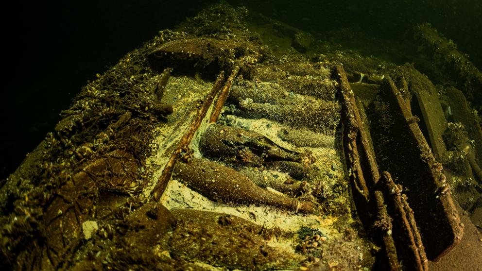 Divers discover 100 bottles of champagne in 19th century shipwreck