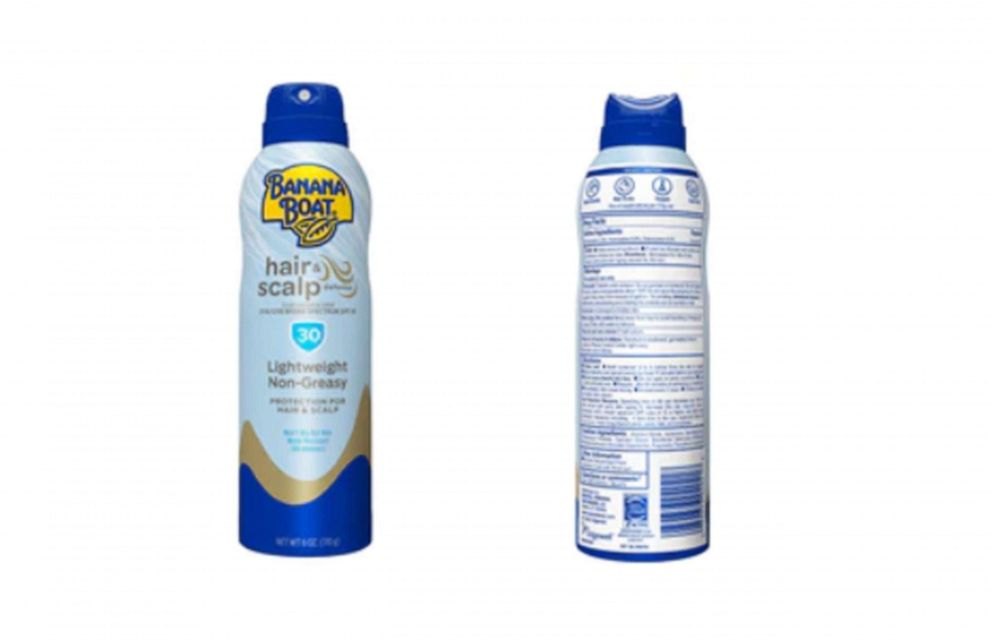 PHOTO: well Personal Care Company issued a voluntary nationwide recall of three batches of Banana Boat Hair & Scalp Sunscreen Spray SPF 30.