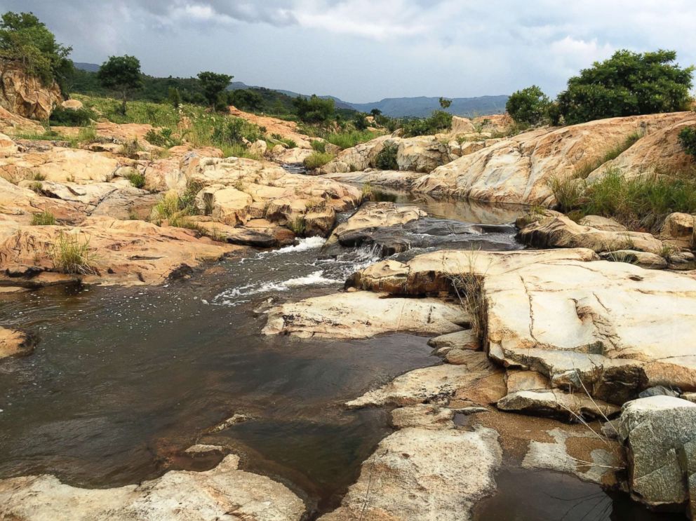PHOTO: The Sandspruit River, southern area in the Barberton Makhonjwa Mountains in South Africa, is seen in this handout photo made available by UNESCO, July 2, 2018.