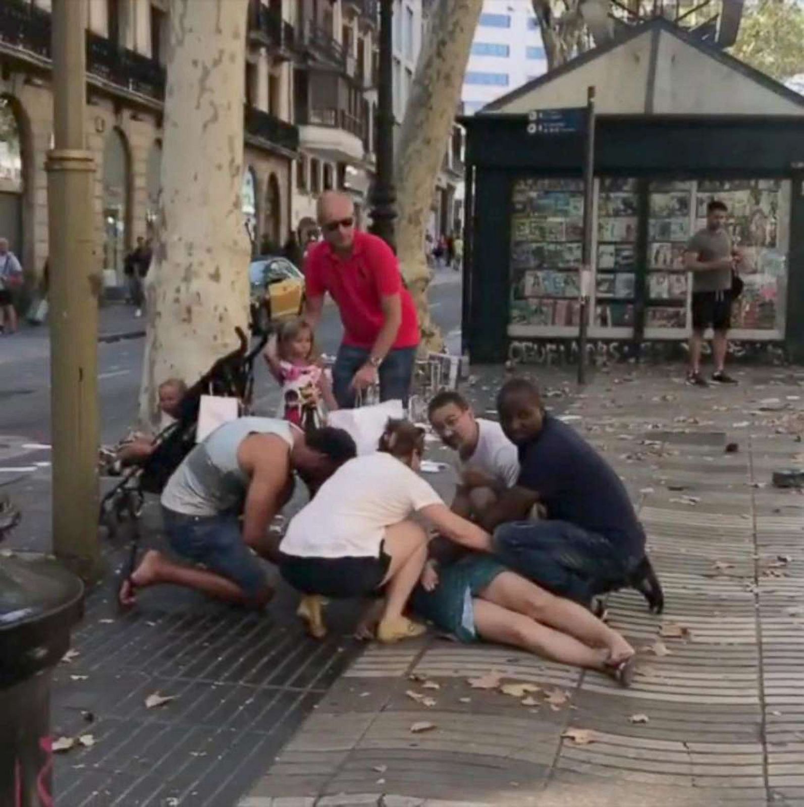 patron nederlag Tilbagetrækning Barcelona terror attack in pictures - ABC News