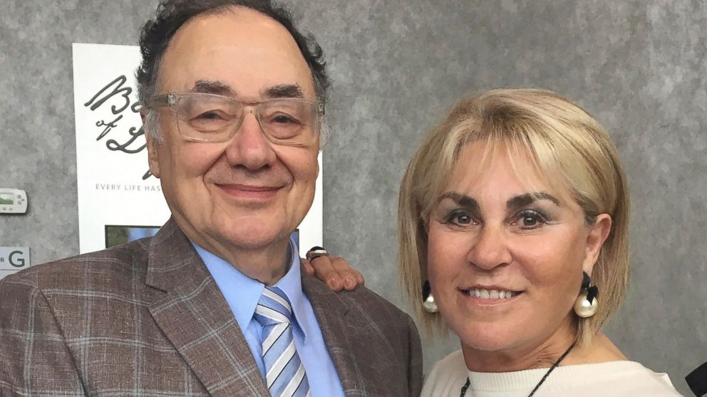 In this Oct. 15, 2017 photo provided by the United Jewish Appeal via Canadian Press, Barry and Honey Sherman pose for a photo in Toronto, Canada.