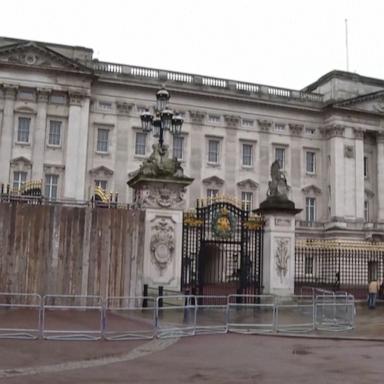 No injuries were reported and no members of the royal family were inside the palace at the time of the crash, according to officials.