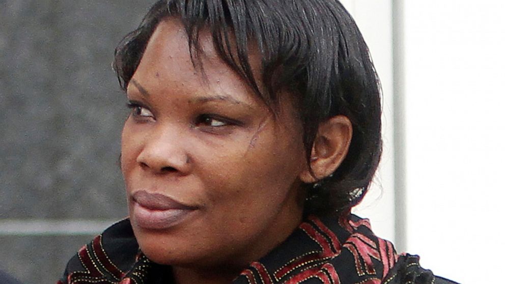 PHOTO: Beatrice Munyenyezi leaves the Federal Court in Concord, N.H., April 12, 2012.