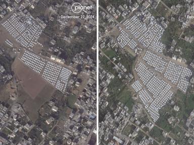 Visual analysis: Palestinians set up thousands of tents amid return to north Gaza